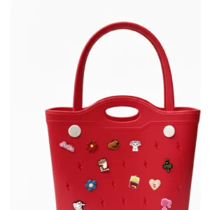 Bolso De Silicona Bogg Bag + 20 Charms Regalo + 2 Manijas - Imagen 1