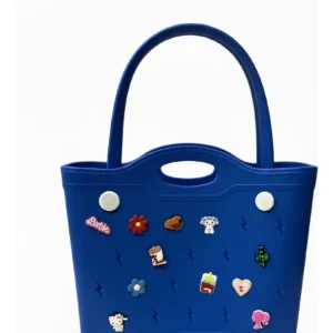 Bolso De Silicona Bogg Bag + 20 Charms Regalo + 2 Manijas - Imagen 2