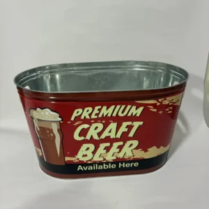 Cubetera De Hierro Vintage Para Cervezas Hielera Portátil - Imagen 2
